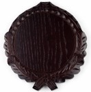 Trofeplate. villsvin, mørkebeiset eik 17,5 CM thumbnail