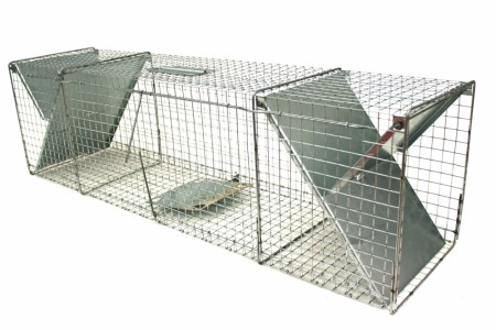 Stor rev og hundefelle med to innganger 150x29x31 cm