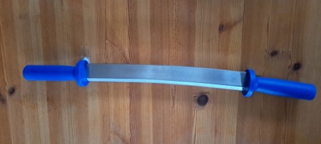 Ekstra stort skrapejern.