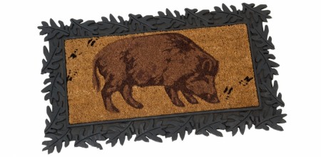 Dørmatte med villsvin