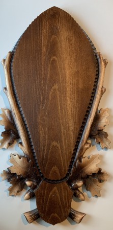 Trofeplate eksklusiv brunfarget for hjort  