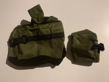 Sandsekker for innskyting av våpen.